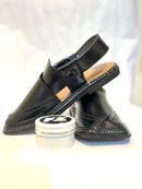 3 Gear Black  Chappal