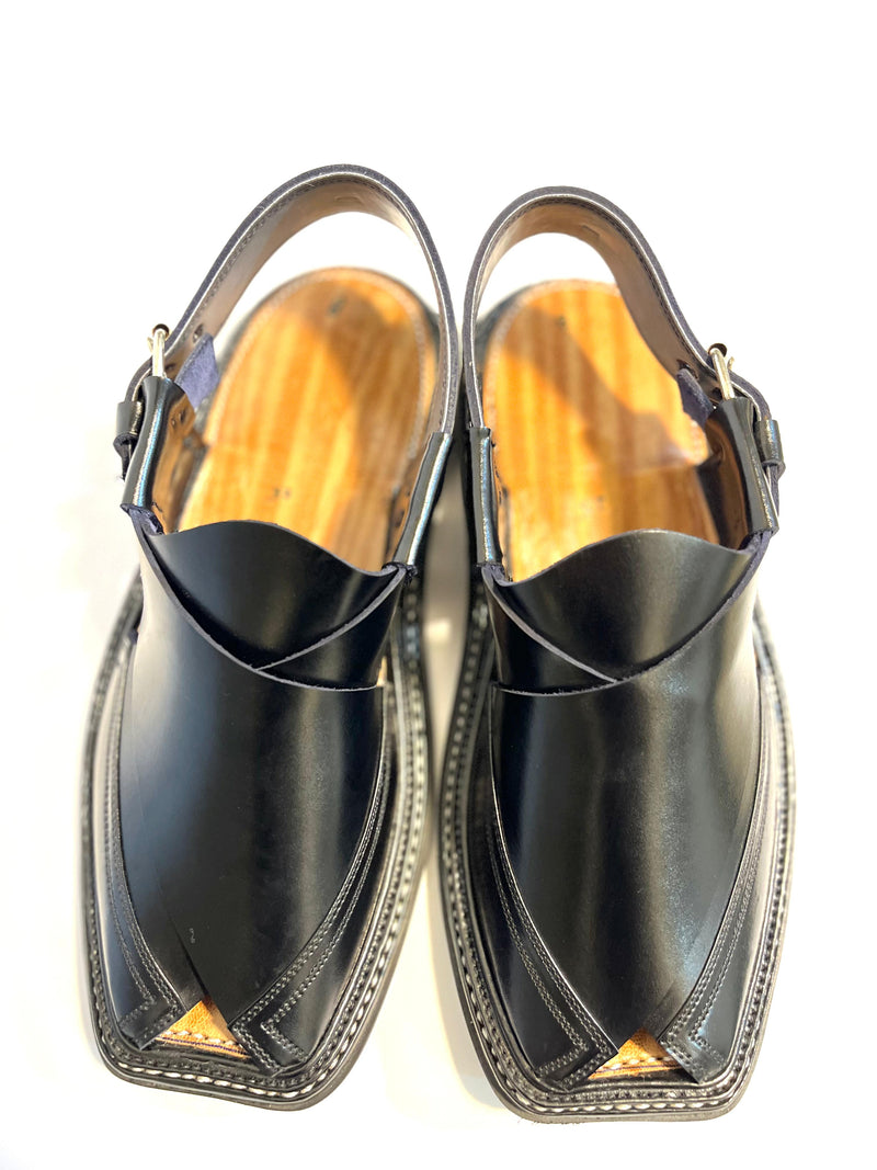 3 Gear Black  Chappal