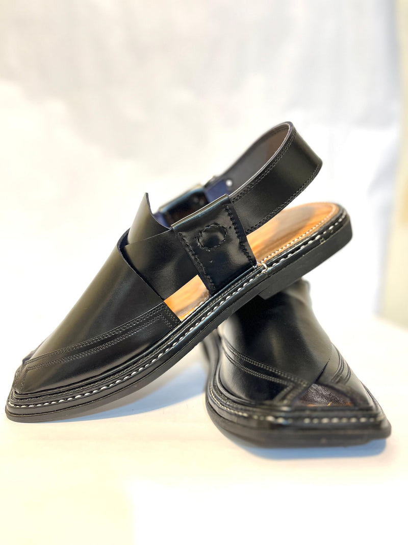 3 Gear Black  Chappal