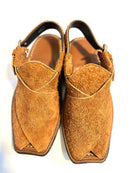 Sabar Chappal - Suede Camel