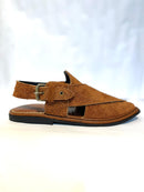 Sabar Chappal - Suede Camel