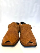 Sabar Chappal - Suede Camel